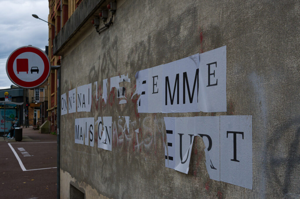 Paper Protest, Dieppe Street Wall